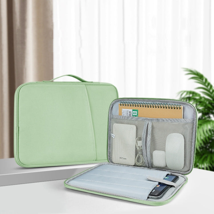 BUBM 11 Inch Tablet Sleeve Bag Laptop Storage Bag Handbag(Green) - 10 - 11 inch by BUBM | Online Shopping UK | buy2fix