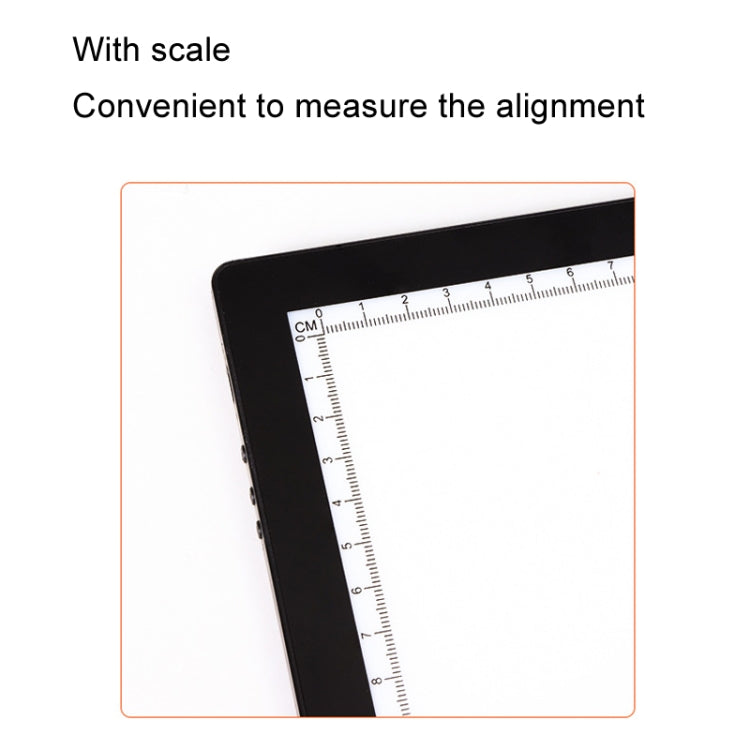 A3-D28B LED Smart Charging Copy Desk Line Drawing Hand Drawing Transparency Copy Platform With 1m Type-C Line+Removable Clip -  by buy2fix | Online Shopping UK | buy2fix