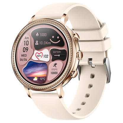 V60 1.39 Inch Health Monitoring Multifunctional Waterproof Bluetooth Call Smart Watch, Color: Gold - Smart Watches by buy2fix | Online Shopping UK | buy2fix