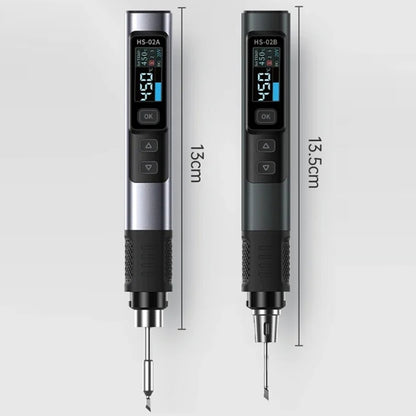 FNIRSI Portable Constant Temperature Soldering Iron Set, Model: HS-02B Upgrade K+C2C Line+100W US Plug+EU Adapter - Soldering Iron Set by FNIRSI | Online Shopping UK | buy2fix