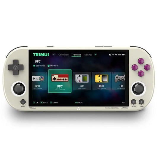 Trimui Smart Pro 4.96 Inch IPS Screen Handheld Game Console Open Source Linux System 256G(Grey) - Pocket Console by Trimui | Online Shopping UK | buy2fix