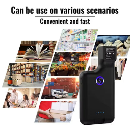 1D Bluetooth Barcode Scanner Wireless Back Clip Phone Barcode Reader - Barcode Scanner by buy2fix | Online Shopping UK | buy2fix