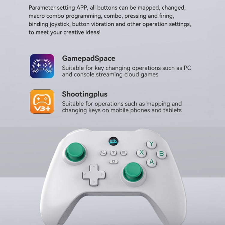 Z03 Wireless Bluetooth Game Controller For Switch / IOS / Android / PC / PS3 / PS4, Spec: Star White+Bracket - Gamepads by buy2fix | Online Shopping UK | buy2fix