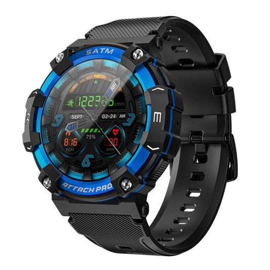 LOKMAT ATTACK 2 PRO 1.39-Inch 5ATM Waterproof Health Monitoring Bluetooth Smart Watch(Royal Blue) - Smart Watches by LOKMAT | Online Shopping UK | buy2fix