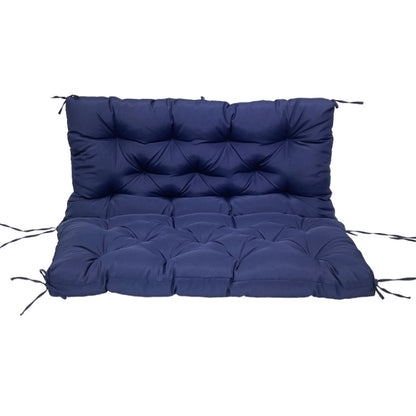 Outdoor Home Patio Soft Waterproof Sunscreen Bench Chair Cushion, Size: 150x100x10cm(Navy Blue) - Cushions & Pillows by buy2fix | Online Shopping UK | buy2fix