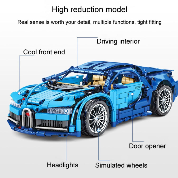 SEMBO 8604 1:14 Sports Racing Car Model Building Blocks Puzzle Assembly Children Toy - Building Blocks by SEMBO | Online Shopping UK | buy2fix