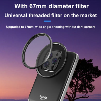 For iPhone Senxia Magsafe Magnetic Mobile Phone Filter Holder Phone Lens Adapter Base For 6.7-inch - Lens & Accessories by Senxia | Online Shopping UK | buy2fix