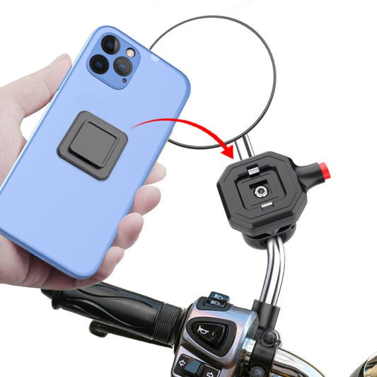 146G Bicycle Motorcycle Cell Phone Holder Rearview Mirror Handlebar Outdoor Riding Navigation Holder - Holder by buy2fix | Online Shopping UK | buy2fix