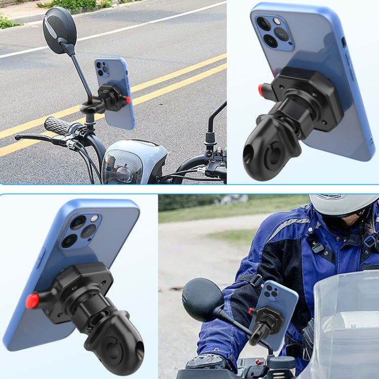 146G Bicycle Motorcycle Cell Phone Holder Rearview Mirror Handlebar Outdoor Riding Navigation Holder - Holder by buy2fix | Online Shopping UK | buy2fix