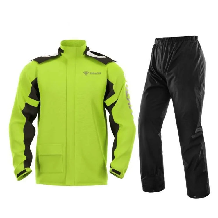 SULAITE Outdoor Motorcycle Riding Full Body Split Raincoat Suit, Size: M(Green) - Raincoat by SULAITE | Online Shopping UK | buy2fix