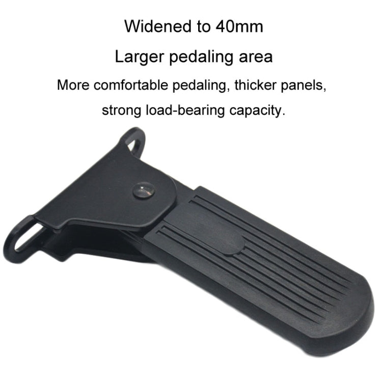 Electric Vehicle Folding Front Footrest Electric Moped Front Pedal, Model: 7cm Nylon - Others by buy2fix | Online Shopping UK | buy2fix