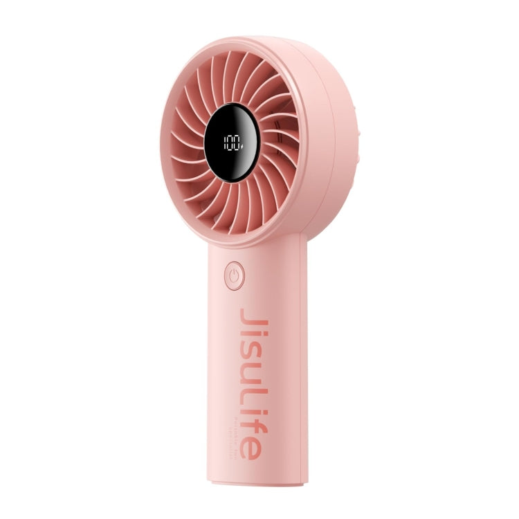 JisuLife Life4 Handheld Portable Small Rechargeable Fan, Battery Capacity: 5000mAh Pink - Electric Fans by JisuLife | Online Shopping UK | buy2fix