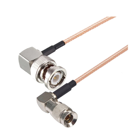 20cm CC4 Male To BNC Male Elbow Connector Cable RG179 Coaxial RF Cable - Connectors by buy2fix | Online Shopping UK | buy2fix