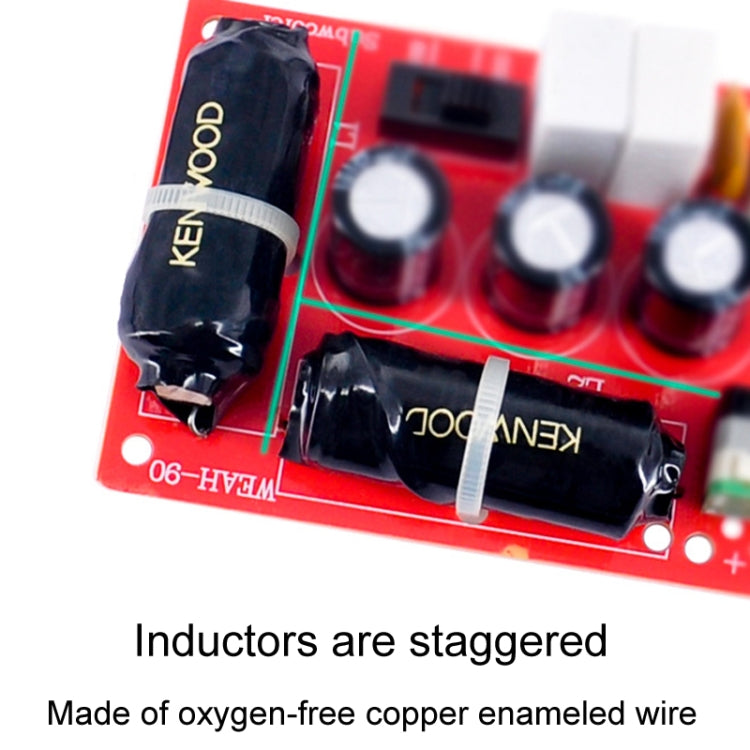 WEAH-90A DIY Audio Bass Crossover Solderless High Power Divider - Audio Crossover by buy2fix | Online Shopping UK | buy2fix