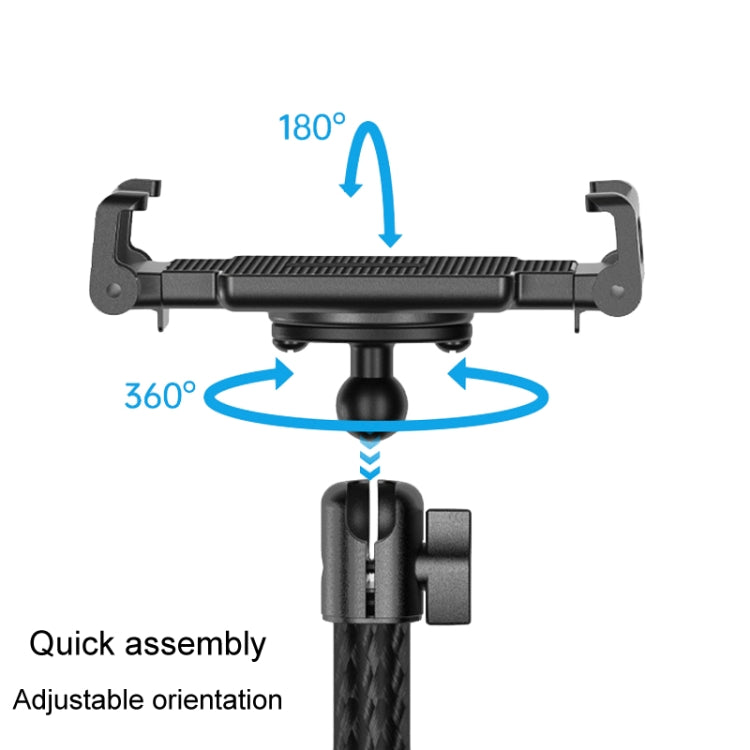 Telescopic Car Phone Mount Extension Arm Double Jointed Swivel Carbon Fiber Bracket Connecting Rod, Model: 217-300mm For 20mm Ball Head - Car Holders by buy2fix | Online Shopping UK | buy2fix