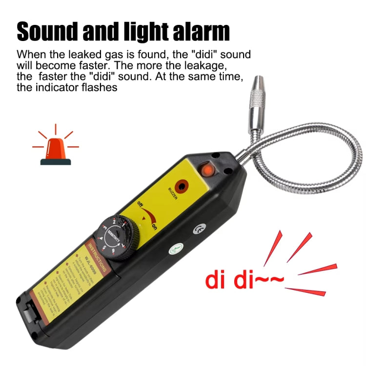 Car Halogen Air Conditioning Refrigerant Leak Detector, Model: WJL-6000 - Gas Monitor by buy2fix | Online Shopping UK | buy2fix