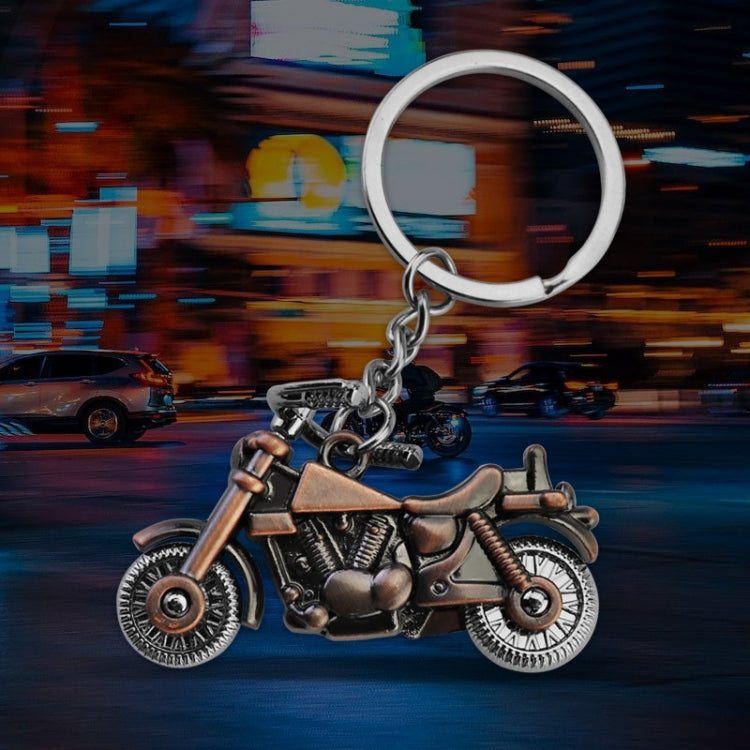 Simulation Cool Motorcycle Keychain Metal Decoration Pendant, Style: X-231 Green Antique - Key Rings by buy2fix | Online Shopping UK | buy2fix