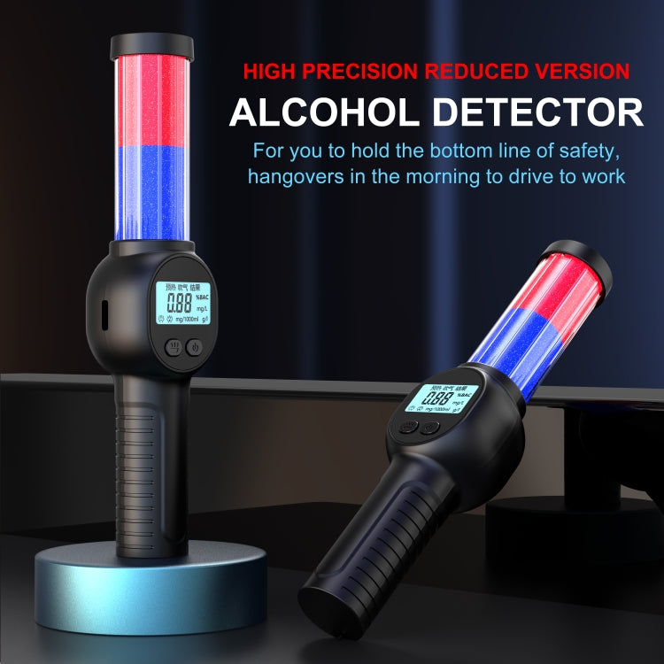 Portable Personal Alcohol Tester High-precision Breathalyzer with Alarm Light English Version - Breath Alcohol Tester by buy2fix | Online Shopping UK | buy2fix