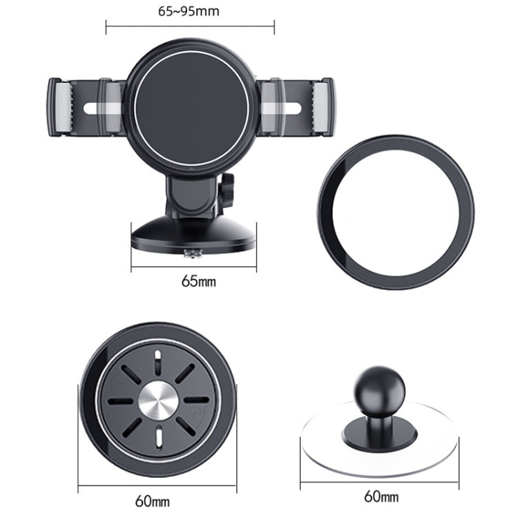 Central Control Instrument Panel Car Navigation Universal Phone Holder, Model: X24-7A Magnetic Seamless Sticker - Universal Car Holders by buy2fix | Online Shopping UK | buy2fix