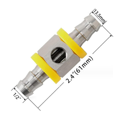 1/2 inch Fuel Pipe Fuel Pressure NPT Sensor T-type Barbed Connector - Automobiles Sensors by buy2fix | Online Shopping UK | buy2fix