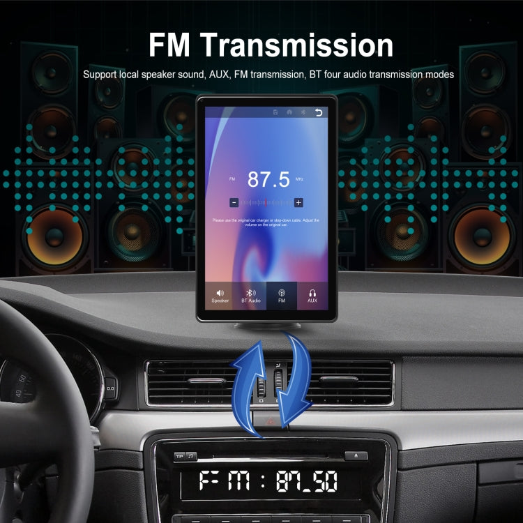 8-inch Car Full Touch Screen Player Supports Horizontal and Vertical CarPlay / Android Auto, Spec: With Camera - Car MP3 & MP4 & MP5 by buy2fix | Online Shopping UK | buy2fix