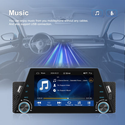 5-inch Single Din Car Multimedia Player Supports Mirror Link/Steering Wheel Control Standard Version - Car MP3 & MP4 & MP5 by buy2fix | Online Shopping UK | buy2fix