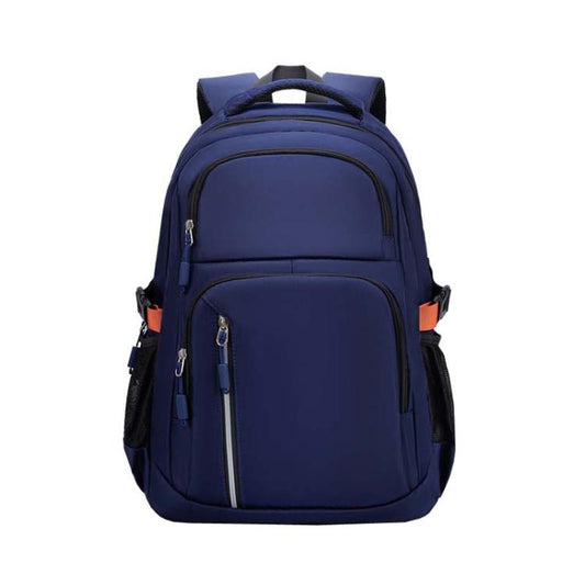 SKV B23344 Men Large Capacity Business Laptop Backpack Outdoor Traveling Double Shoulder Bag(Blue) - Backpack by SKV | Online Shopping UK | buy2fix