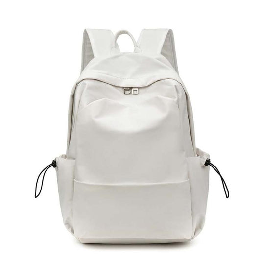 SKV B1530 Large Capacity Student School Bag Casual Double Shoulder Laptop Backpack(White) - Backpack by SKV | Online Shopping UK | buy2fix