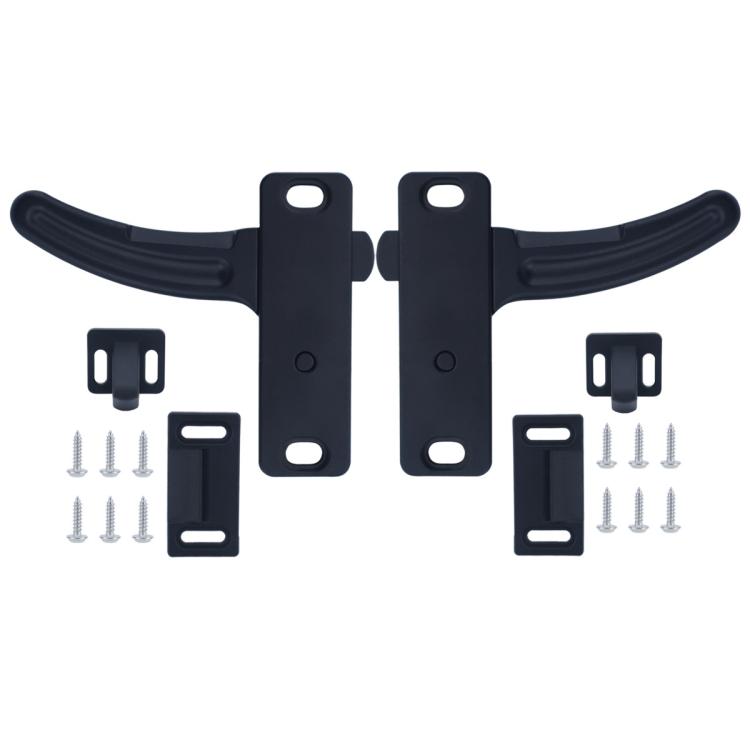 RV Screen Three-section Split Telescopic Rod L-shaped Replacement Handle, Specifications: Left Hand+Right Hand - Door Handles by buy2fix | Online Shopping UK | buy2fix