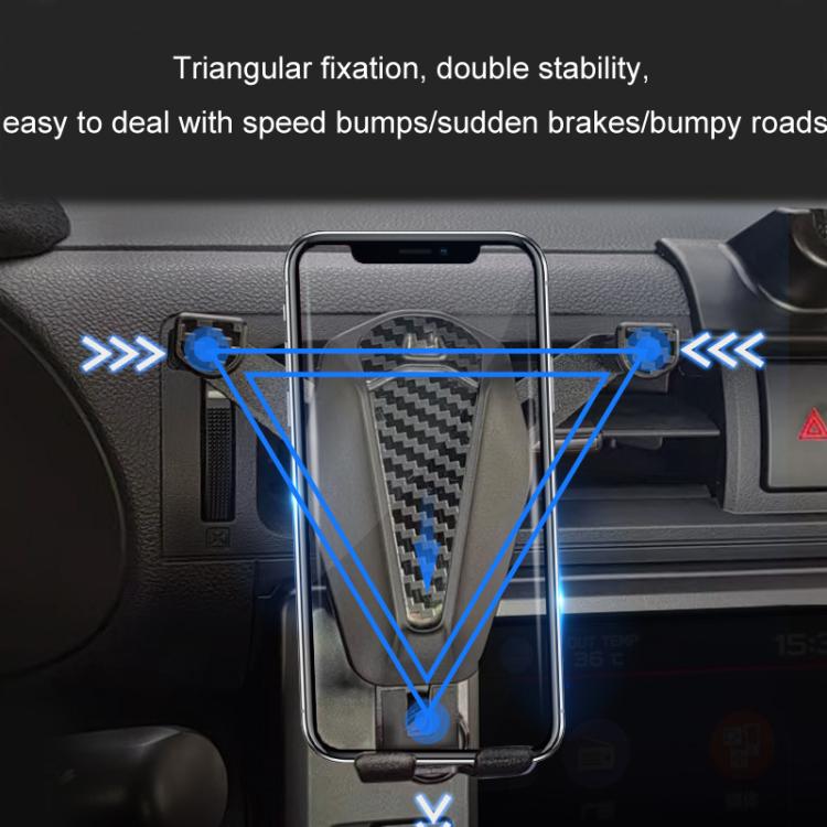 Vehicle Air Ooutlet Gravity Navigation Phone Bracket(A Style) - Universal Car Holders by buy2fix | Online Shopping UK | buy2fix