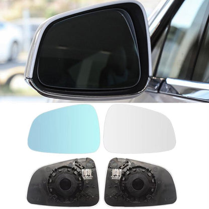 For Tesla Model X White Wide Field Of View Anti-glare Rearview Mirror Reversing Lens - Convex Mirror & Accessories by buy2fix | Online Shopping UK | buy2fix