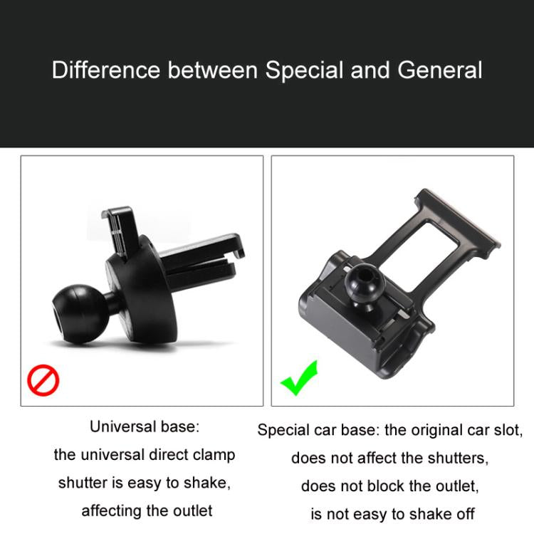 For MorrisGarages Car-Mounted Special Mobile Phone Navigation Bracket Base, Model: 17-21 ZS/EZS - Special Car Holders by buy2fix | Online Shopping UK | buy2fix