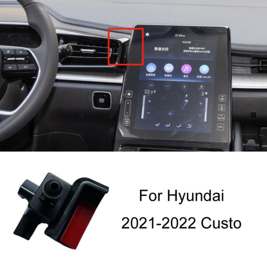 For Hyundai Car Special Mobile Navigation Bracket Base, Model: 21-22 Custo - Special Car Holders by buy2fix | Online Shopping UK | buy2fix