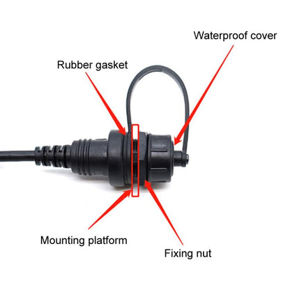 Type-C 3.0 0.3m Male To Female Extension Cable Car Waterproof Wire - DIY Cables by buy2fix | Online Shopping UK | buy2fix