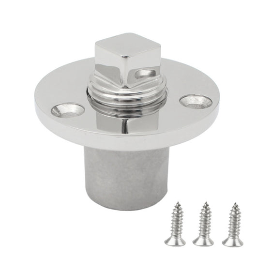316 Stainless Steel Yacht Outlet Drain Valve with Screw - Marine Accessories & Parts by buy2fix | Online Shopping UK | buy2fix