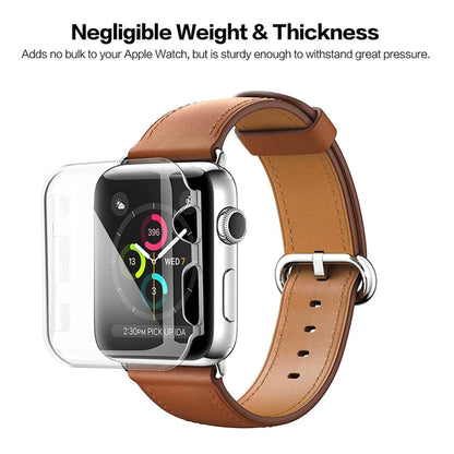 For Apple Watch Series 3 38mm Transparent PC Protective Case - Smart Wear by buy2fix | Online Shopping UK | buy2fix