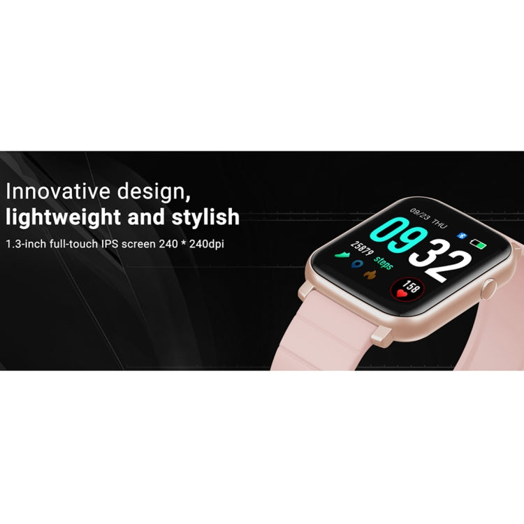 SMA-F1 1.3 inch TFT Full Touch Screen IP68 Waterproof Smart Sports Watch, Support Dynamic Heart Rate & Blood Pressure & Sleep Detection / Bluetooth / Alarm Clock / Photo Control(Rose Gold) - Smart Wear by buy2fix | Online Shopping UK | buy2fix