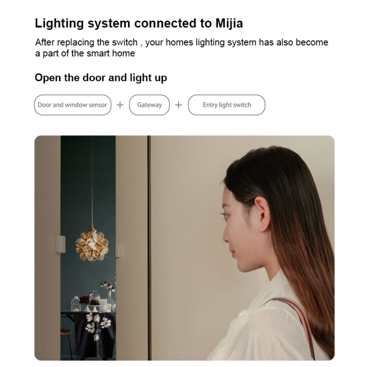 Original Xiaomi Mijia ZNKG03HL 3 Keys Smart Display Screen Lamps Wall Switch, Support Mobile Phone Remote Control - Consumer Electronics by Xiaomi | Online Shopping UK | buy2fix