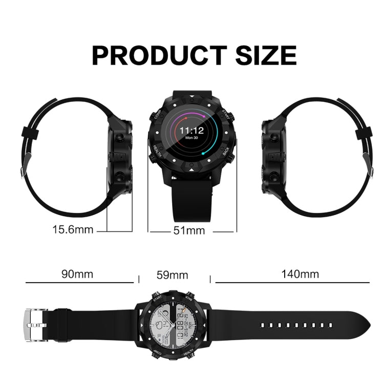 S3 1.39 inch OLED Screen Display Bluetooth Smart Watch, IP67 Waterproof, Support Compass / Heart Rate Monitor / SIM Card / GPS Navigation, Compatible with Android and iOS Phones(Orange) - Smart Wear by buy2fix | Online Shopping UK | buy2fix