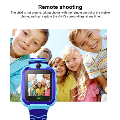 Q12 1.44 inch Color Screen Smartwatch for Children, Not Waterproof, Support LBS Positioning / Two-way Dialing / SOS / Voice Monitoring / Setracker APP (Blue) - Smart Wear by buy2fix | Online Shopping UK | buy2fix