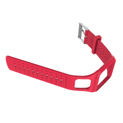 Silicone Sport Watch Band for TomTom 1 Series Runner / Cardio(Red) - Smart Wear by buy2fix | Online Shopping UK | buy2fix