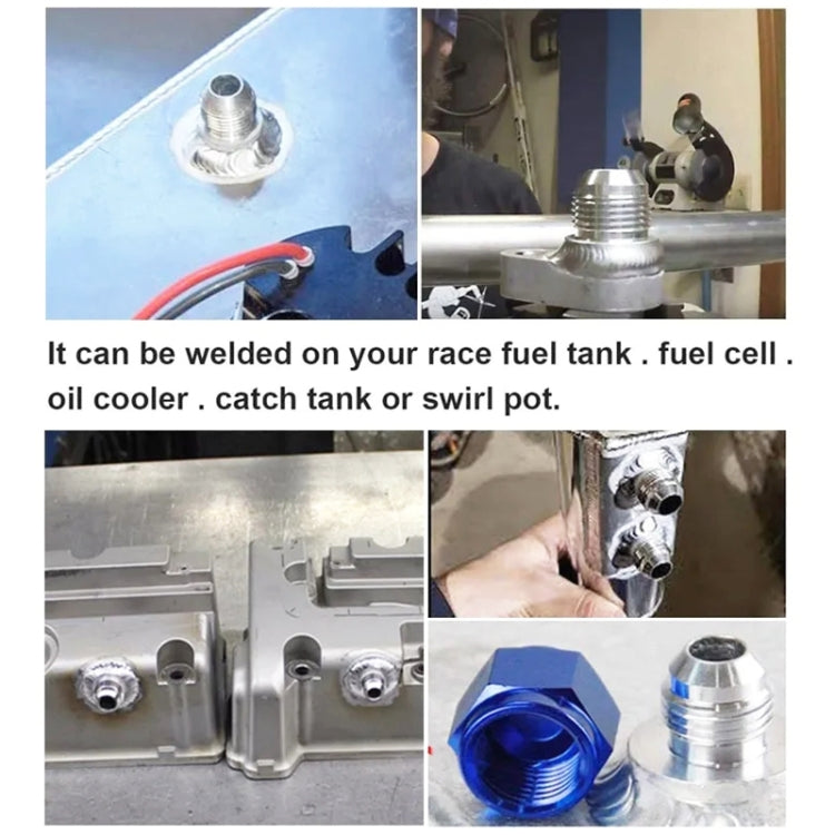 AN6 Car Oil Pipe Joint Breathable Pot Connector - In Car by buy2fix | Online Shopping UK | buy2fix