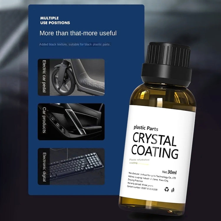 Car Crystal Plating Plastic Refurbishment Fluid, Capacity: 30ml - In Car by buy2fix | Online Shopping UK | buy2fix