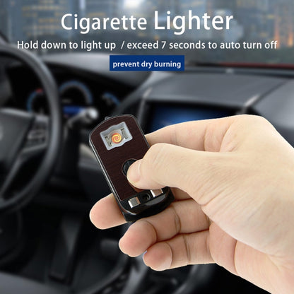 N12E Car Creative Ashtray Solar Power With Light And Cover With Cigarette Liighter (Gold) - In Car by buy2fix | Online Shopping UK | buy2fix