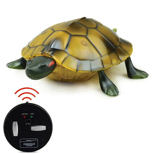 9993 Infrared Sensor Remote Control Simulated Tortoise Creative Children Electric Tricky Toy Model (Yellow) -  by buy2fix | Online Shopping UK | buy2fix