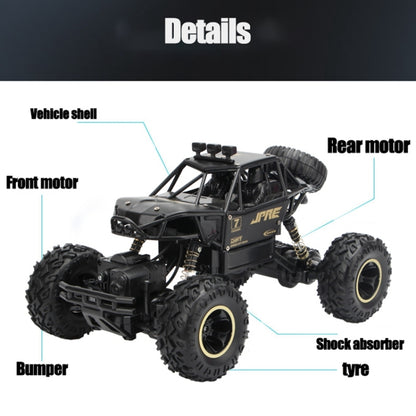 2.4GHz 4WD Double Motors Off-Road Climbing Car Remote Control Vehicle, Model:9268 (Silver) - RC Cars by buy2fix | Online Shopping UK | buy2fix