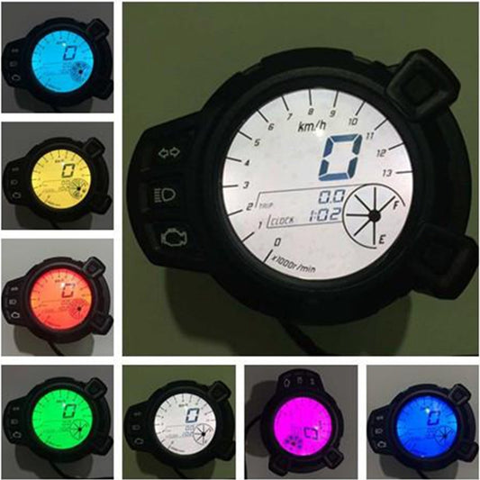 B2909 12V Motorcycle Modified Colorful Screen Instrument for BWS/RXM - Electrical Instruments by buy2fix | Online Shopping UK | buy2fix