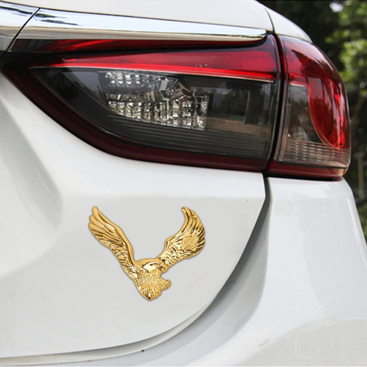 Hawk Pattern Car Metal Body Decorative Sticker (Gold) - Decorative Sticker by buy2fix | Online Shopping UK | buy2fix