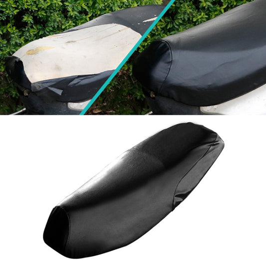 Waterproof Motorcycle Black Leather Seat Cover Prevent Bask In Seat Scooter Cushion Protect, Size: S, Length: 42-47cm; Width: 20-30cm - Seat Covers by buy2fix | Online Shopping UK | buy2fix