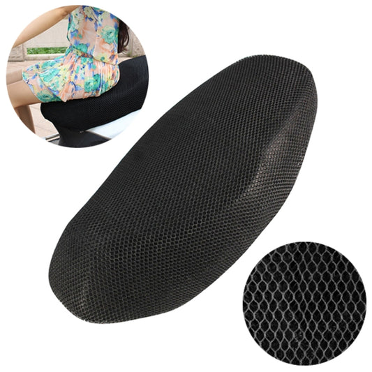 Motorcycle Breathable Sunscreen Double Layer 3D Honeycomb Small Hole Polyester Cushion Mesh, Size: L, Length: 86cm; Width: 51cm - Seat Covers by buy2fix | Online Shopping UK | buy2fix